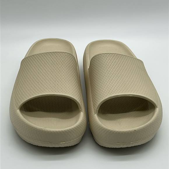 2361- 32 Degrees Cool Cushion Slide Sandals Tan Size S (W6–7) NWT - Picture 4 of 10